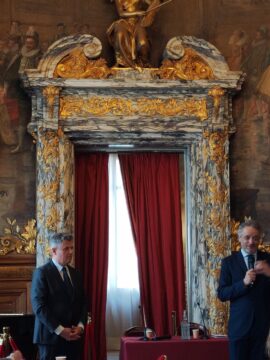 Jean-Yves Larrouturou, Président, et Louis Langrée, Directeur, © DR