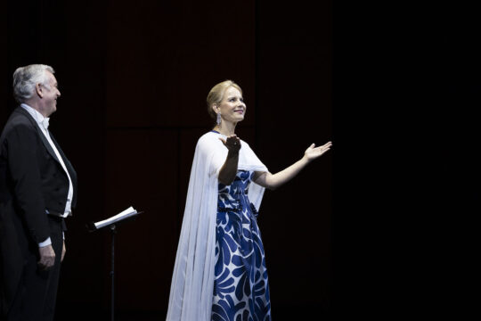 Concert de la mezzo-soprano Elina Garanca et du pianiste Malcolm Martineau au Grand Théâtre de Provence le jeudi 18 juillet 2024. Festival d’Aix-en-Provence. Photographies de Vincent Beaume.