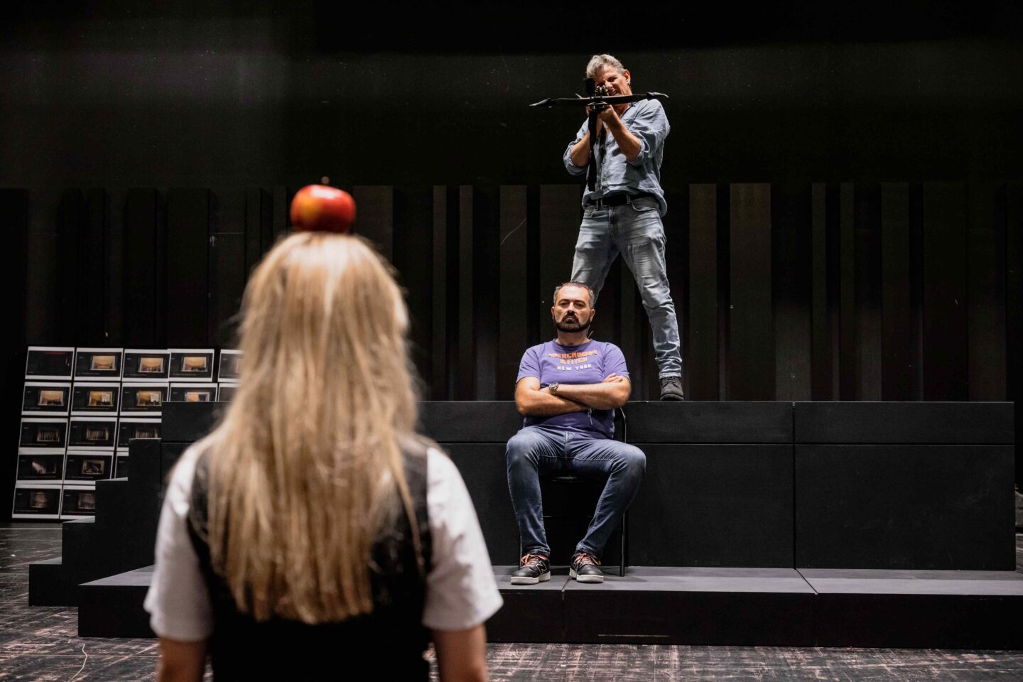 Elisabeth Boudreault Luigi De Donato Jean Sebastien Bou photo de repetitions septembre 2024 @Carole Parodi Opera de Lausanne 1