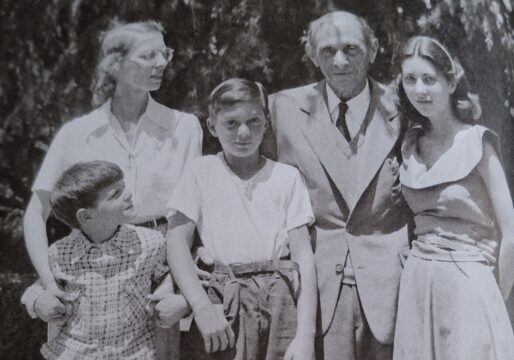 Portrait famille Arnold Schönberg - Los Angeles - 1949 - (c) Fritz Stiedry