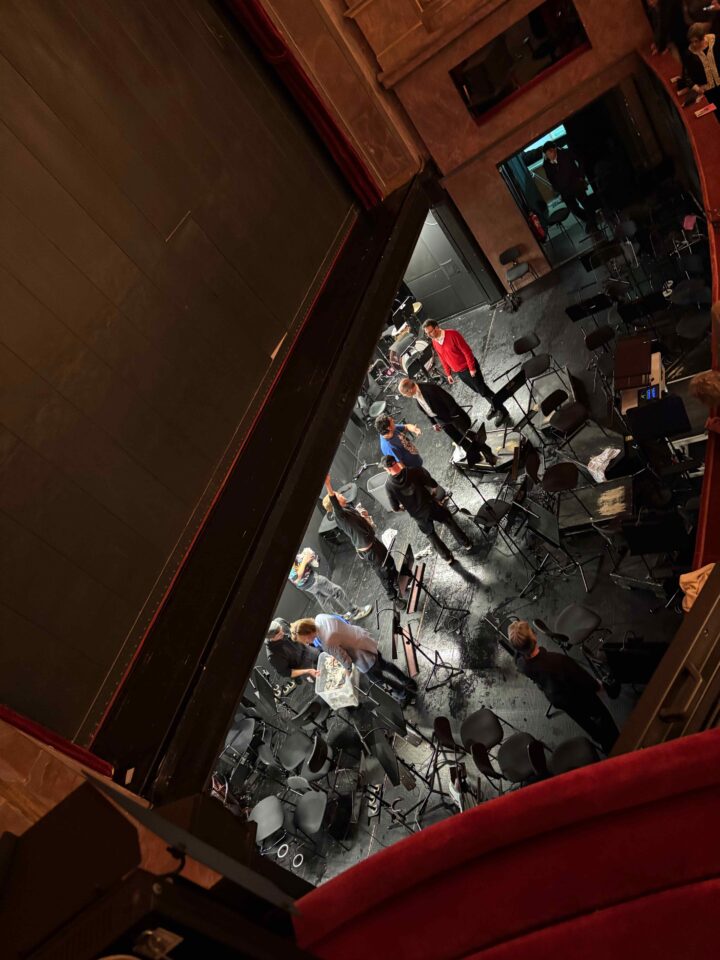 Gartnerplatztheater Blick in den Orchestergraben