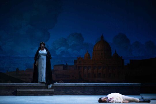 Tosca_Anna Pirozzi (Tosca), Luciano Ganci (Cavaradossi)_ph Fabrizio Sansoni-Teatro dell_Opera di Roma 2025_0445