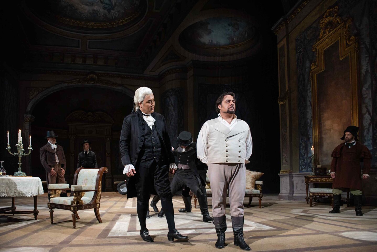 Tosca Ariunbaatar Ganbaatar Scarpia Luciano Ganci Cavaradossi ph Fabrizio Sansoni Teatro dell Opera di Roma 2025 6019