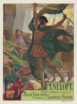 Georges Rochegrosse Poster for Gabriel Faures Penelope 1913