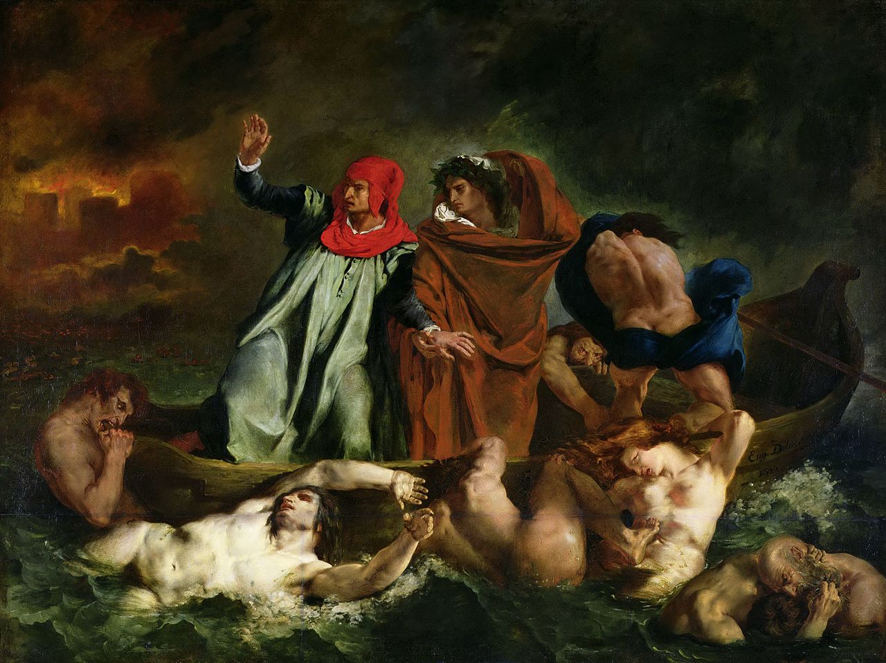 Eugene Delacroix The Barque of Dante