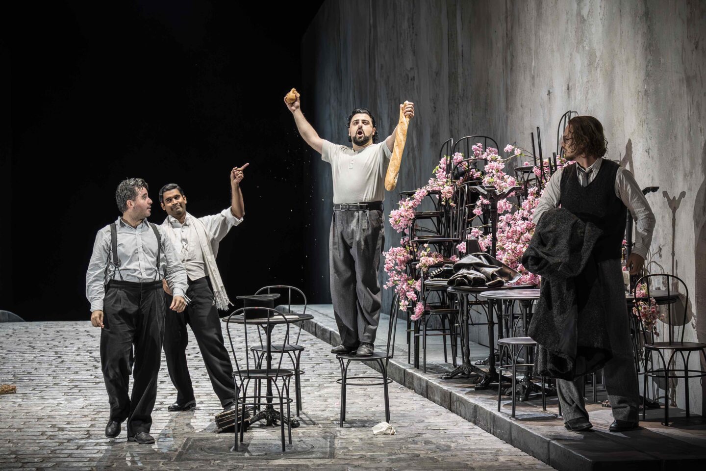 Glyndebourne : Puccini, La Bohème, L’ESPRIT DE TROUPE 3 Boheme GLYND 04834