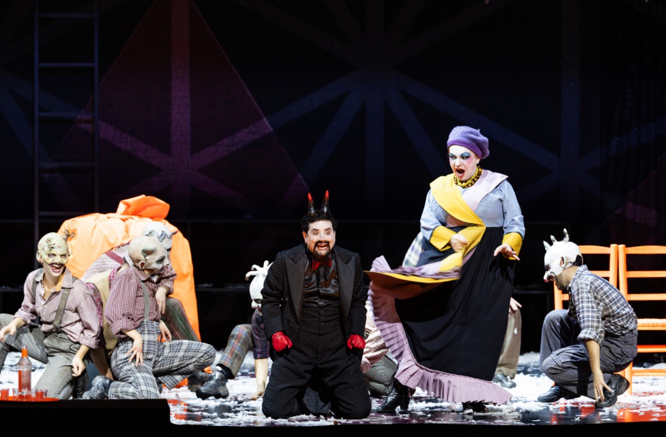 La magie de la Nuit avant Noël de Rimski-Korsakov à l'Opéra de Munich 2 Die Nacht vor Weihnachten 2025 E.Semenchuk V.Grivnov c G 2