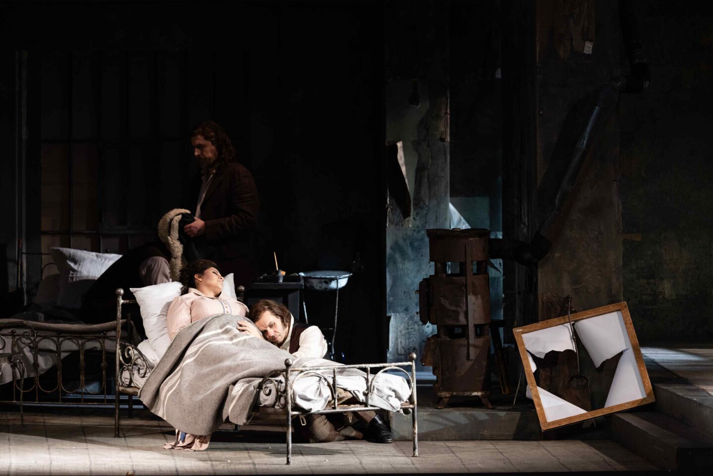 Reprise de La Bohème à l'Opéra de Munich avec un Benjamin Bernheim stratosphérique 2 La boheme 2025 G.Reyes B.Bernheim c G. Schied