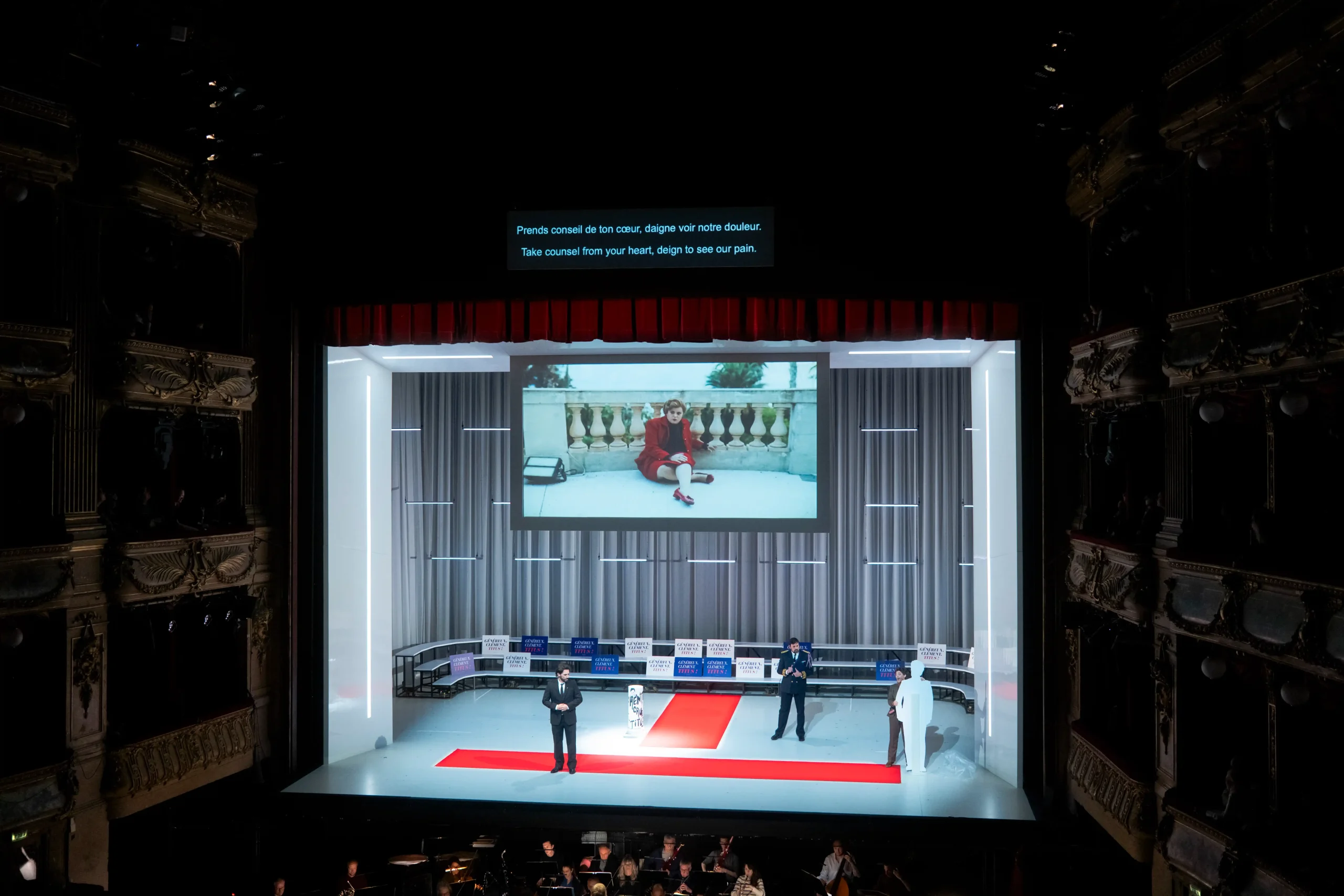 Opéra de Nice : La Clémence de Titus : les enjeux du pouvoir transcendés par la musique de Mozart 1 La Clemence de Titus. Photo Julien Perrin 1 scaled