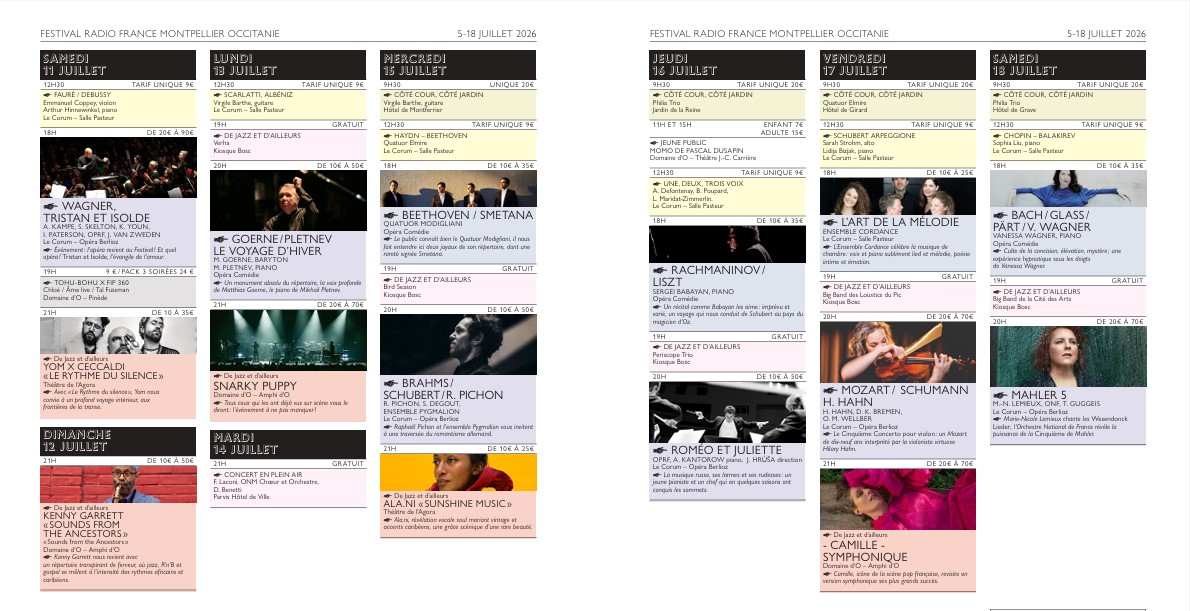 PROGRAMMATION 2026 FESTIVAL RADIO FRANCE OCCITANIE MONTPELLIER / DU 5 AU 18 JUILLET 2026 2 Capture decran 2026 03 05 163348