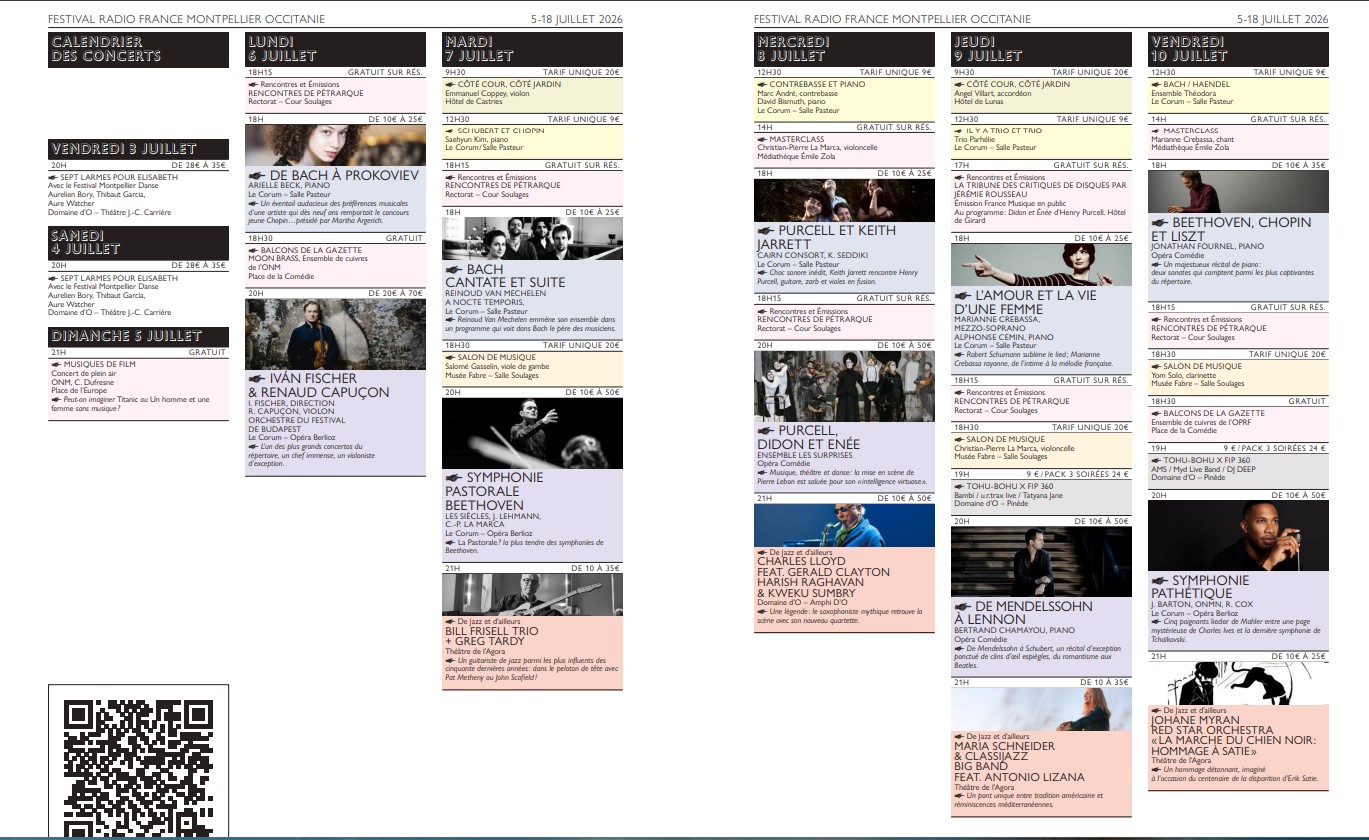 PROGRAMMATION 2026 FESTIVAL RADIO FRANCE OCCITANIE MONTPELLIER / DU 5 AU 18 JUILLET 2026 1 Capture decran 2026 03 05 164643
