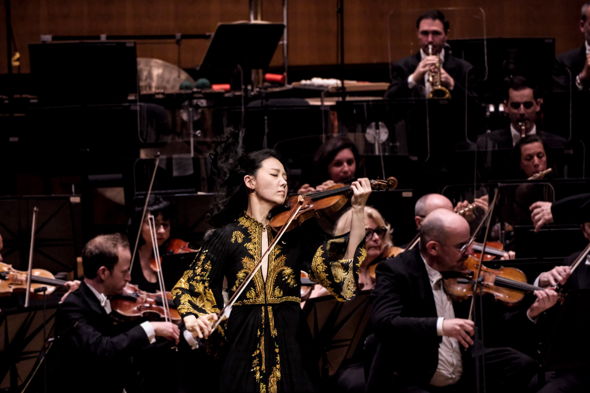 Philharmonique de Monte-Carlo : total respect pour Charles Dutoit. 1 260412 credit OPMC communication Charles.DutoitClara.Jumi Kang 4