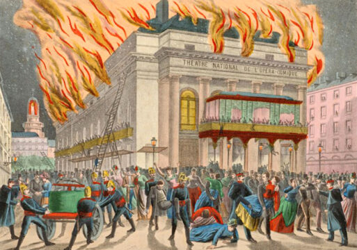 Incendie Opéra-Comique - Paris - 1887