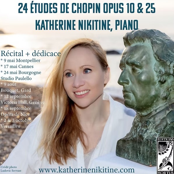 Cannes : les 24 Études de Frédéric Chopin, opus 10 et opus 25 par Katherine Nikitine 2 Capture decran 2026 05 24 082418