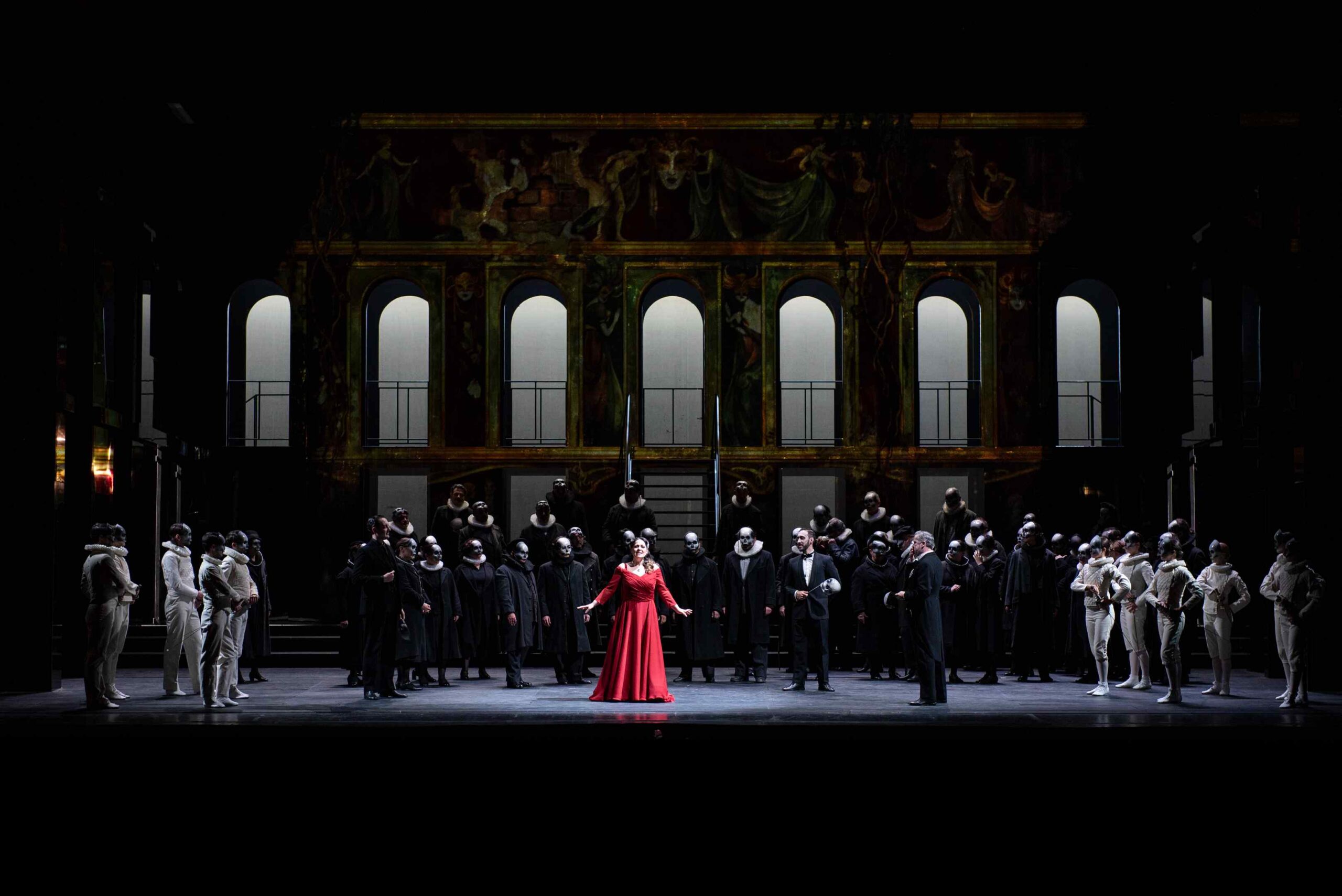 OPERA DE ROME : ROMEO ET JULIETTE EMEUT LE TEATRO COSTANZI ! 8 Romeo et Juliette Nino Machaidze Juliette ph Fabrizio Sansoni Teatro dellOpera di Roma 4729 scaled