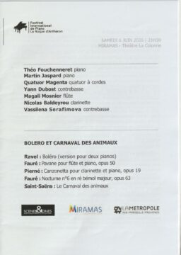 Programme détaillé La Roque 2 _ Miramas 6 Juin