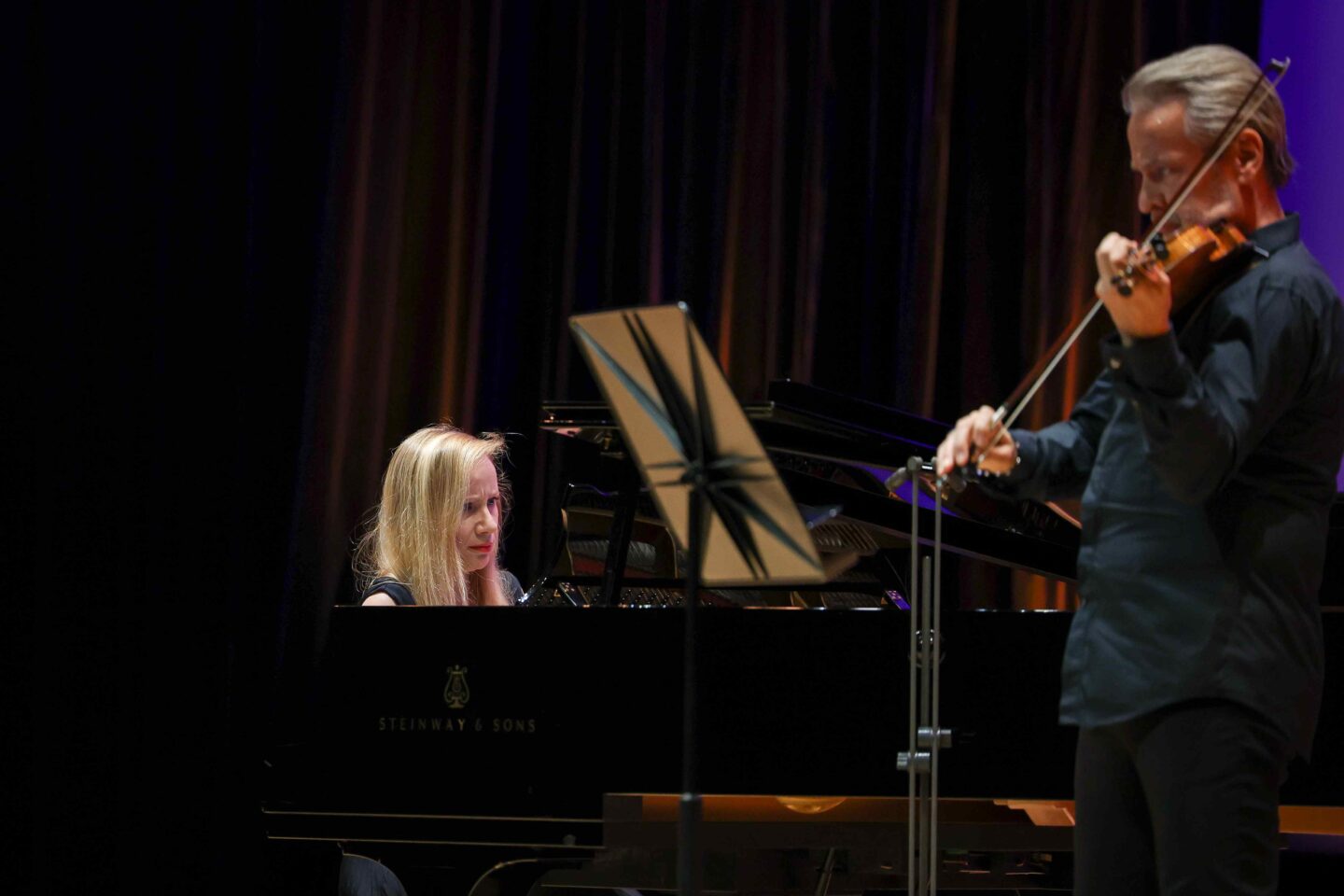 Superbe « Happy Hour Musical » dédié à Monaco et ses musiciens de cœur avec David Lefèvre, Katherine Nikitine et le concours de trois musiciens de l'Orchestre Philharmonique de Monte-Carlo 4 STE OPMC HAPPY HOUR 14