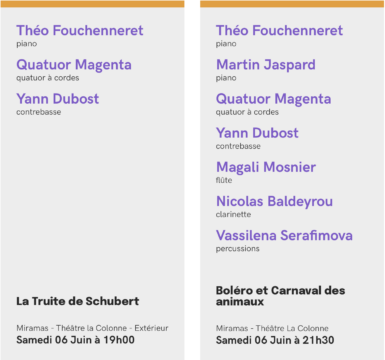 Les Préludes du Festival de La Roque d’Anthéron – Concert à Miramas 10 programme La Roque Miramas 1