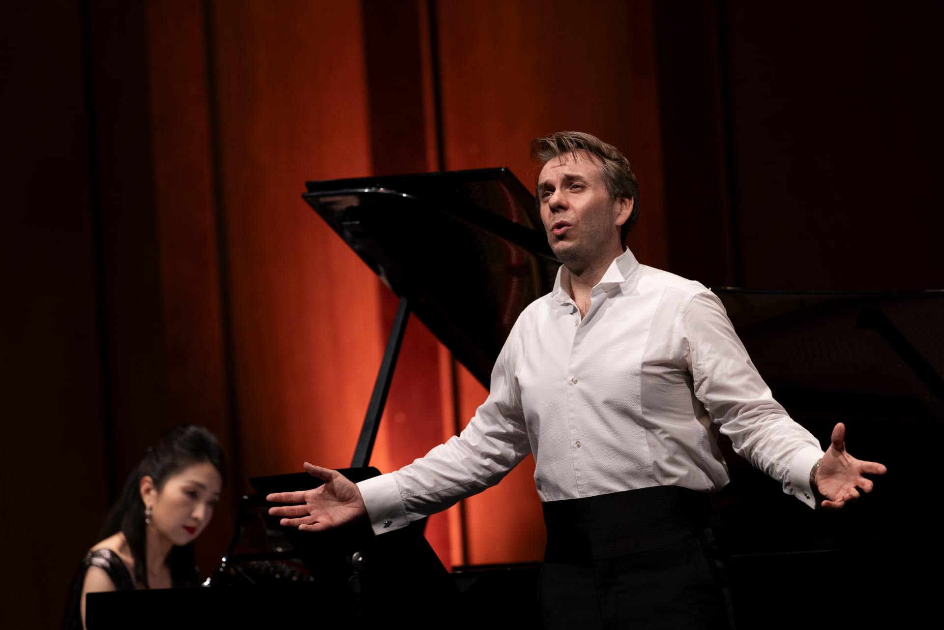 FESTIVAL D’AIX-EN-PROVENCE- Grand Théâtre de Provence Le voyage sentimental de Benjamin Bernheim en toute intimité 1 ConcertBenjaminBernheimQiaochuLi.9juillet26.HD .08