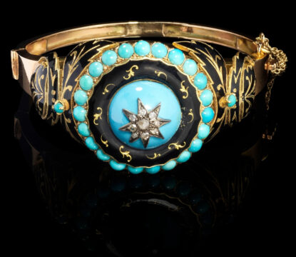 127 - Bracelet manchette ouvrant