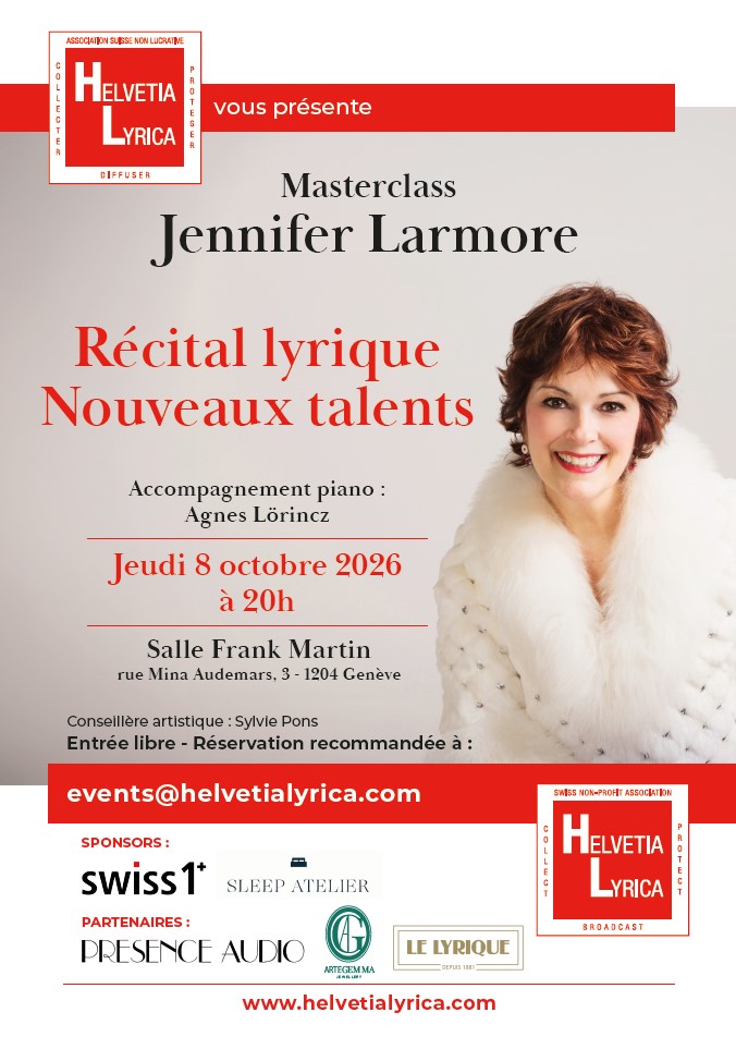 Helvetia Lyrica à Genève : deux rendez-vous pour une rentrée placée sous le signe de la transmission, de la découverte et de la passion de l’art lyrique. 2 Capture decran 2026 09 03 191140