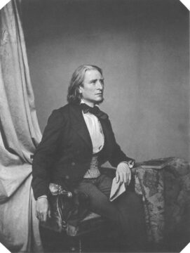 Franz Liszt (1811-1886), Hanfstaengl, Fotographie ca. 1860