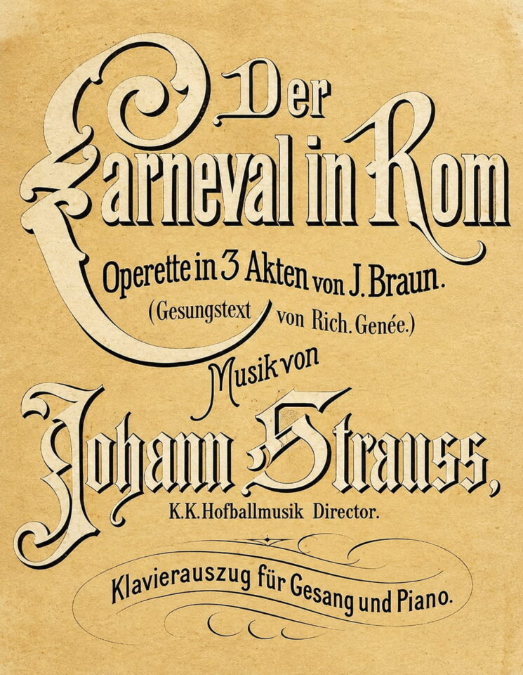 Le Carnaval à Rome : Johann Strauss à la recherche du théâtre 2 image 2